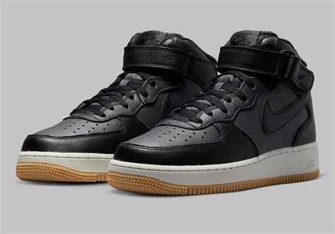 nike air force black gum herren|air force 1 black gum men.